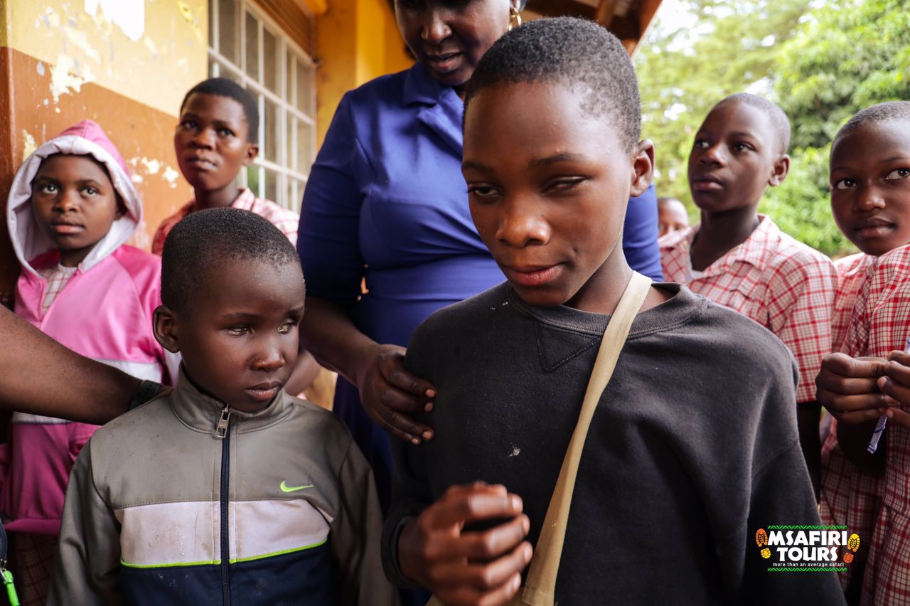 Volunteer work with disabled individuals in Uganda