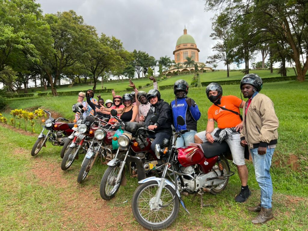 Kampala motorbike boda boda tours